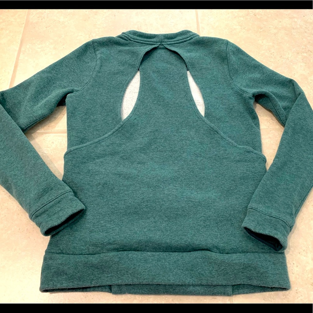 Lululemon Criss Cross Cut Out Sweatshirt Top 2